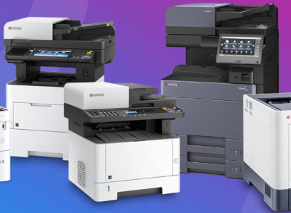 Escolha impressoras e multifuncionais Kyocera para escritórios